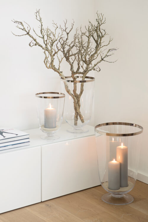 000000012630 Windlicht Glas Kerzenhalter Kerzenständer Deko ROYAL von Fink Living