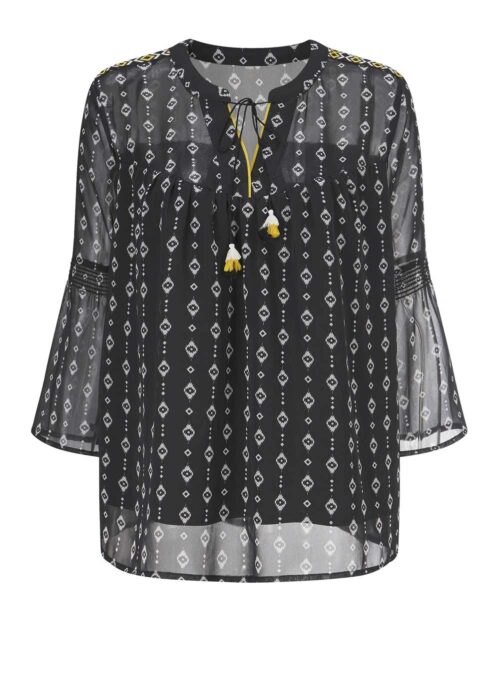 Witt Weiden Bluse, schwarz-weiß 794.871 Missforty