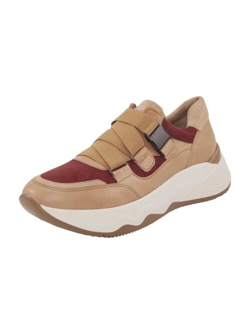 bequeme Schuhe GABOR Damen Sneaker camel-rot 252.276 Missforty.