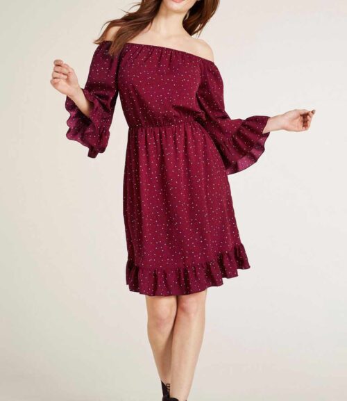 Heine Kleid, bordeaux 283.601 missforty