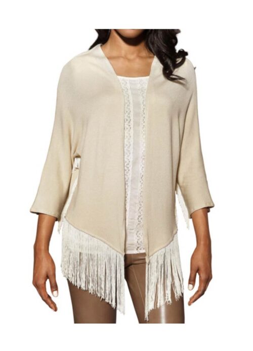 059.490 Damen Strickjacke von S. Madan creme
