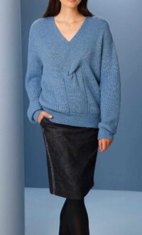 626.720 Damen Jeansrock, blau