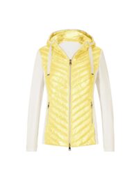 Jersey-Steppjacke, zitrone-ecru #missforty#